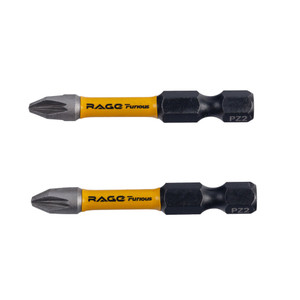 Биты торсионные IMPACT 2 шт S2 PZ2 x 50 мм (Rage Furious) 554274
