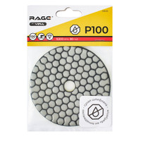 Круг алмазный гибкий шлифовальный Р100 100 мм черепашка для керамогранита АГШК сухое шлифование (Rage) 558103