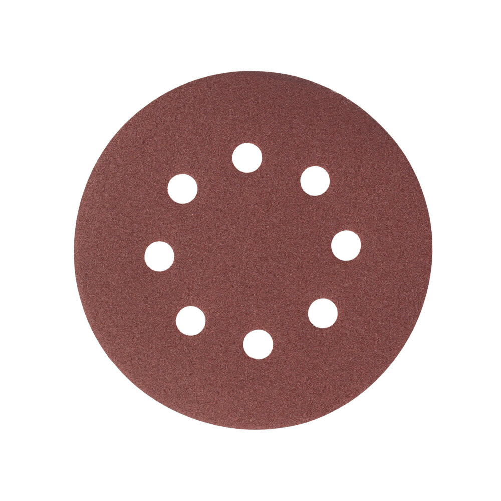 Круг шлифовальный абразивный 125 мм P240 8 отверстий 5 шт (Vira) 558011