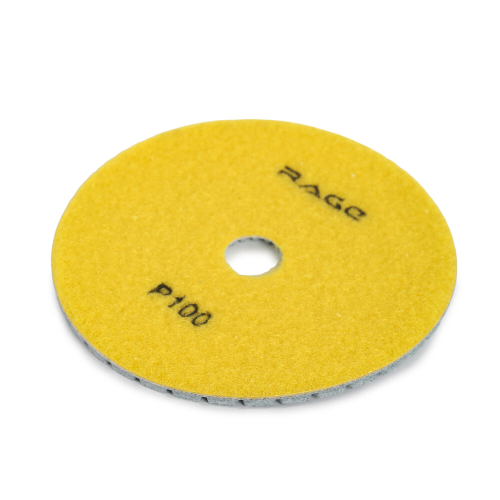 Круг алмазный гибкий шлифовальный Р100 125 мм черепашка для керамогранита АГШК мокрое шлифование (Rage) 558113