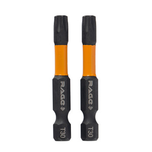 Набор бит торсионных IMPACT 2 шт TORX T30 S2 х 50 мм (Rage) 554150