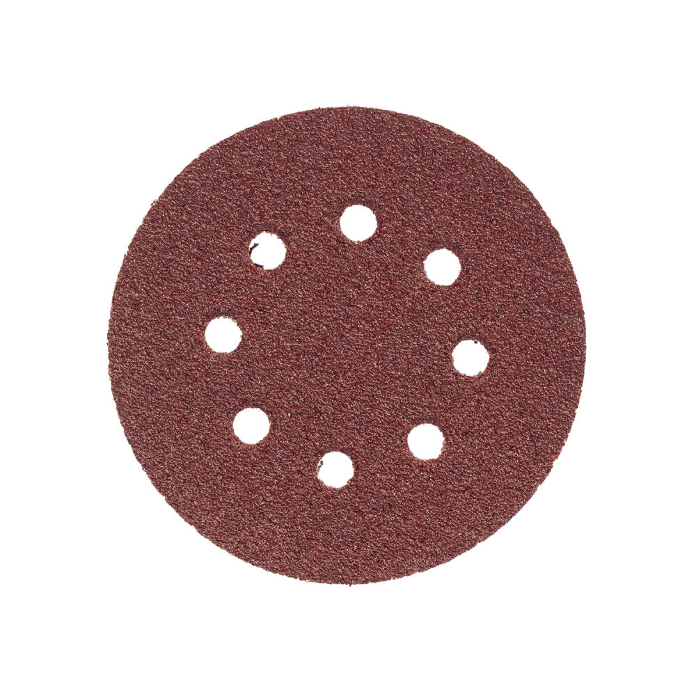 Круг шлифовальный абразивный 125 мм P40 8 отверстий 5 шт (Vira) 558004