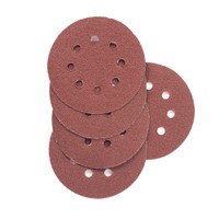 Круг шлифовальный абразивный 125 мм P80 8 отверстий 5 шт (Vira) 558006