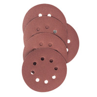 Круг шлифовальный абразивный 125 мм P120 8 отверстий 5 шт (Vira) 558008