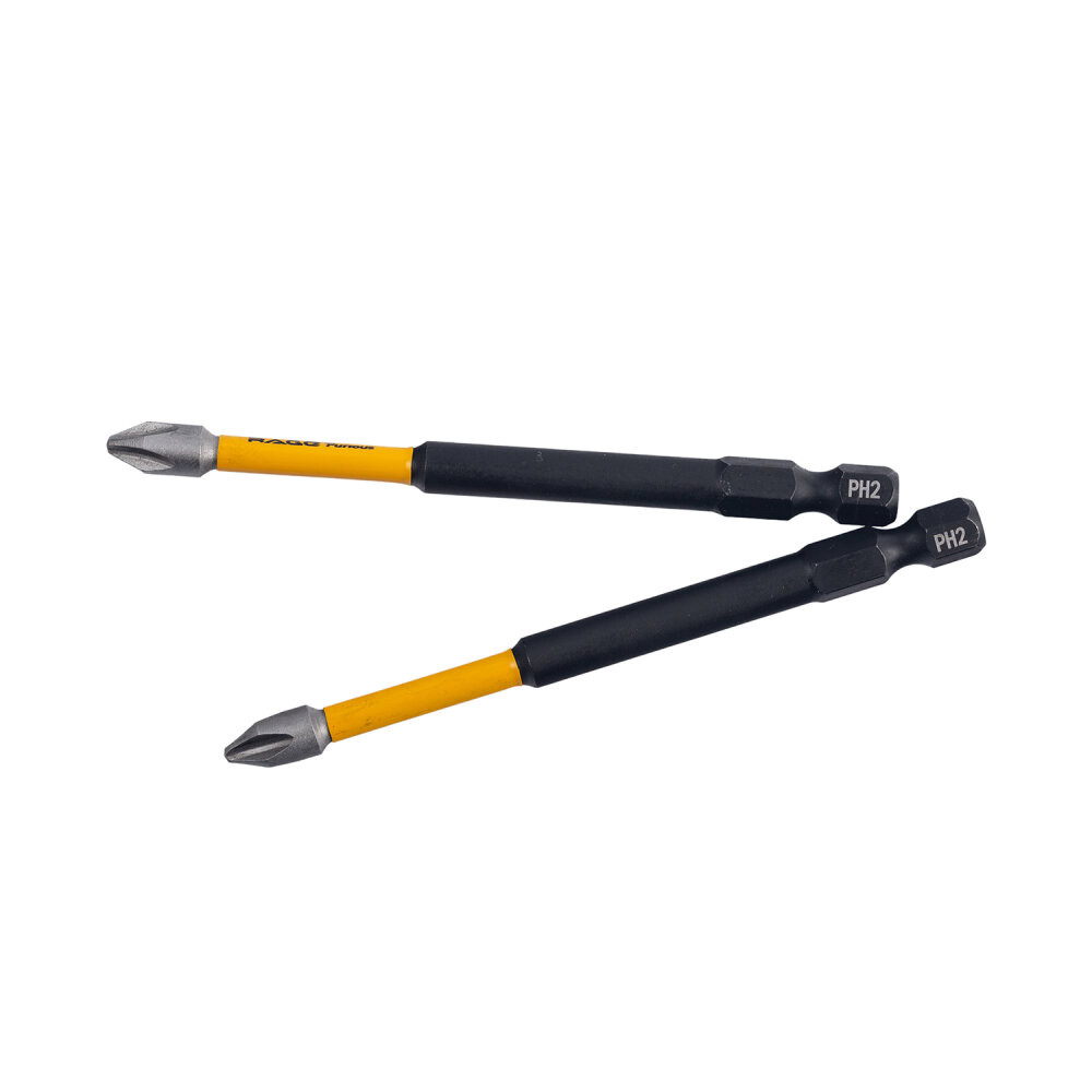 Биты торсионные IMPACT 2 шт S2 PH2 x 90 мм (Rage Furious) 554272