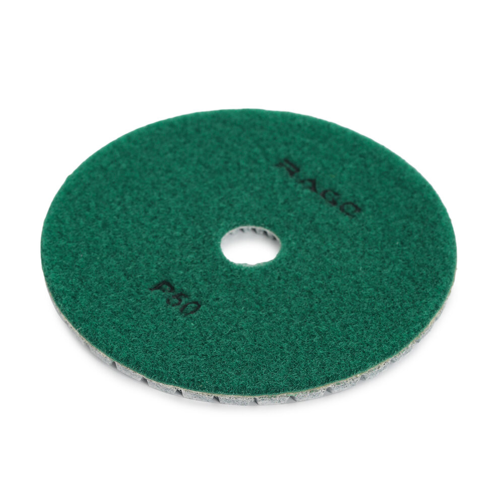 Круг алмазный гибкий шлифовальный Р50 125 мм черепашка для керамогранита АГШК мокрое шлифование (Rage) 558112