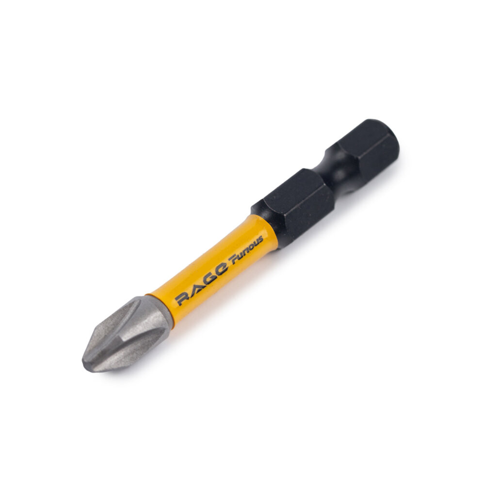 Биты торсионные IMPACT 2 шт S2 PH2 x 50 мм (Rage Furious) 554270