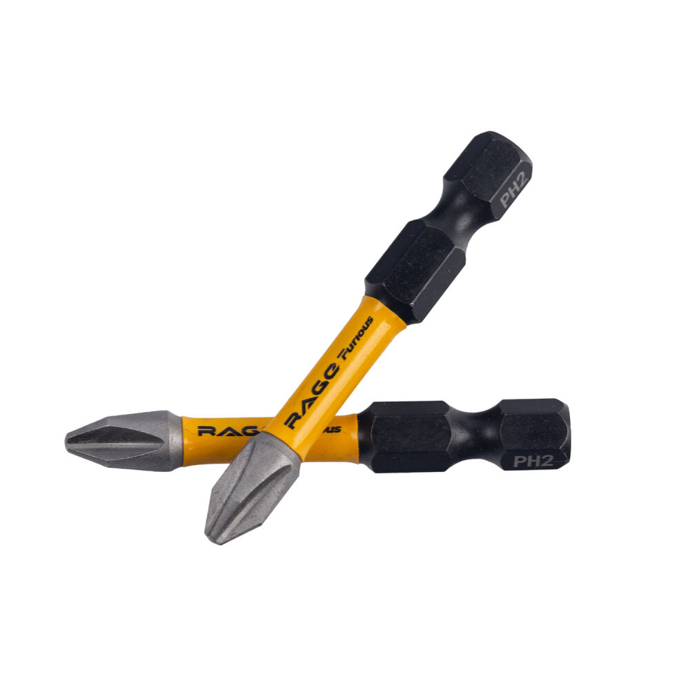 Биты торсионные IMPACT 2 шт S2 PH2 x 50 мм (Rage Furious) 554270