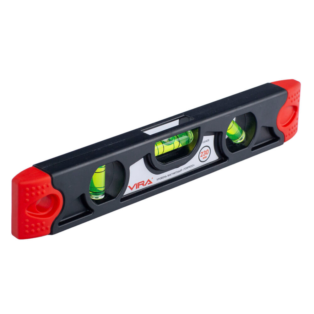 Уровень торпедо магнитный 230 мм (Vira) 100408