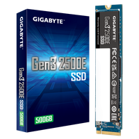Накопитель SSD M.2 2280 500GB Gen3 2500E, PCIe 3.0x4, NVMe 1.3 (GIGABYTE) G325E500G