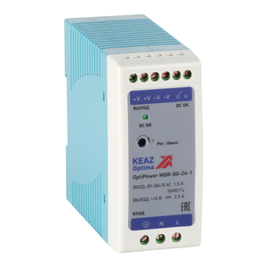 Блок питания OptiPower MDR-60-24-1 (КЭАЗ) 284541