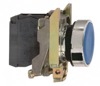 Кнопка синяя без фиксации 22мм 1но (Schneider Electric) XB4BA61