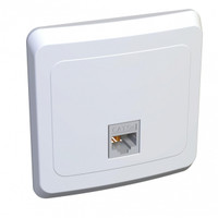 ЭТЮД Розетка компьютерная RJ45 категория 5 белая (Systeme Electric) KOMC-001B