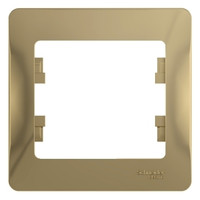 GLOSSA Рамка 1 пост титан (Systeme Electric) GSL000401