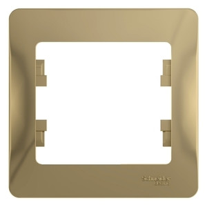 GLOSSA Рамка 1 пост титан (Systeme Electric) GSL000401