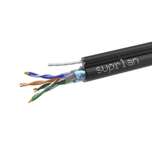 Витая пара F/UTP Cat 5e 4x2xAWG24 Median Cu PE OUT T-FG8 трос 305м (SUPRLAN) 01-1035-1
