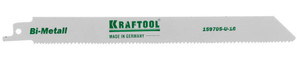 Полотно ''INDUSTRIE QUALITAT'', S1122VF, для эл/ножовки, Bi-Metall, по металлу, дереву, шаг 1,8-2,5мм, 180мм (KRAFTOOL) 159705-U-18