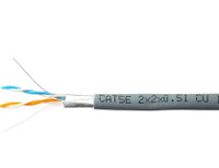 Витая пара F/UTP кат 5e 2х2х0.48 AWG24 Standart PVC IN (SkyNet) FTP 2x2x0,5 5е in/Cu.