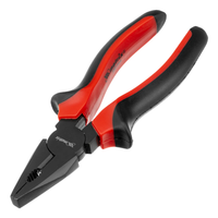 Плоскогубцы Black Nickel, 160 мм, комбинированные, двухкомпонентные рукоятки (Matrix) 16978