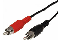 Шнур 2 RCA - 2 RCA, 1.5 м., черный (REXANT) 17-0103