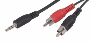 Аудио кабель 3.5 мм - 2 RCA, 1.5 м (REXANT) 17-4202