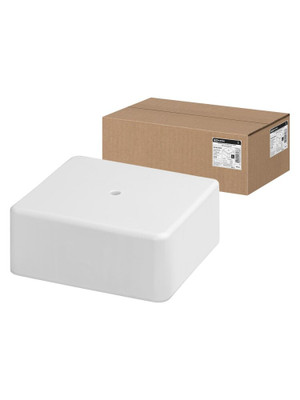 Коробка распаячная КР 100х100х44 ОП белая IP40 (TDM ELECTRIC) SQ1401-0209