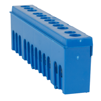 Шина нулевая в изоляции OptiKit BB-I-L-DIN-10-6х9-серый (КЭАЗ) 277947