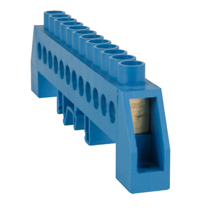 Шина нулевая  в комбинированной изоляции OptiKit BB-F-N-DIN-8-8х12-синий (КЭАЗ) 277973