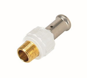 Муфта НР, ПВДФ пресс (белая), 32x1 (Henco) 17PKW-3206