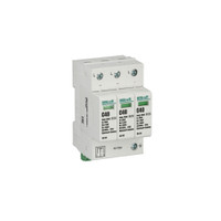 Ограничитель перенапряжения трехполюсный ОП-101 3п 40кА C (Dekraft) 18017DEK