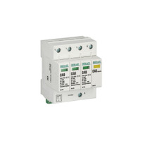 Ограничитель перенапряжения четырехполюсный ОП-101 4п 40кА С 420В (Dekraft) 18018DEK