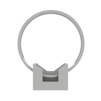 Держатель с хомутиком 25-63 мм для труб (DKC) 51263