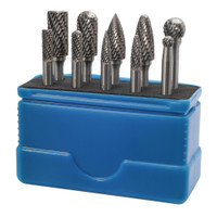 Набор бор-фрез твердосплавных 10шт HM S=6мм Mini-Box (H-Tools) 116002HT