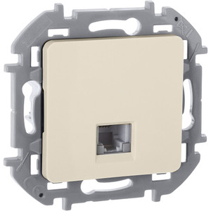 Розетка телефонная RJ11 слоновая кость INSPIRIA (IEK) 673821