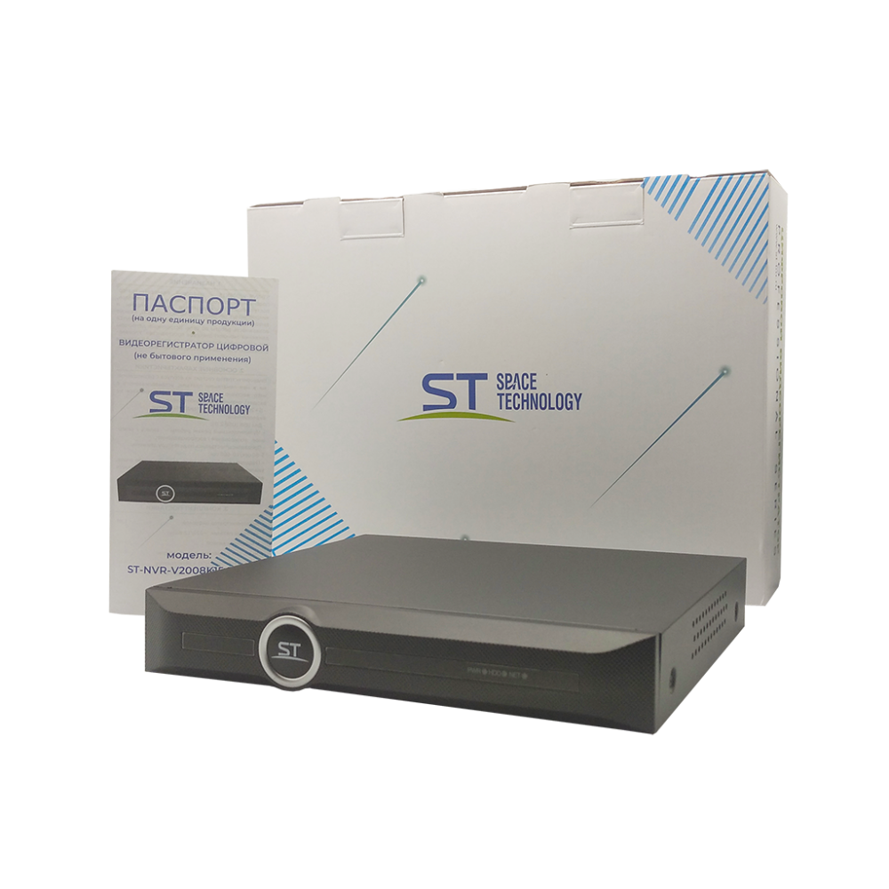 Видеорегистратор IP 20-канальный 8Мп 1 HDD (Space Technology) ST-NVR-V2008K15 PRO TOWN