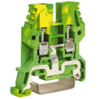 Клемма винтовая 4мм.кв. земляная TEO.4 (без изолятора) (DKC) ZTO430