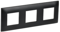 SKANDY Рамка 3-местная SK-F03Bl черный IEK (IEK) SK-M32-K02