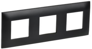 SKANDY Рамка 3-местная SK-F03Bl черный IEK (IEK) SK-M32-K02