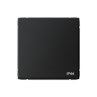 ARTGALLERY 1-клавишный переключатель IP44, 10АХ, механизм, карбон (Systeme Electric) GAL441061