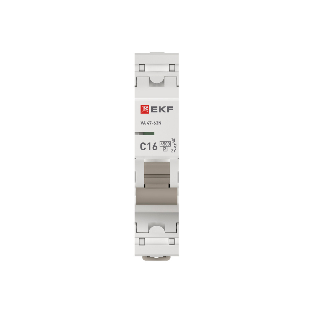 Автоматический выключатель ВА 47-63N 1P 16А (C) 4,5 кА PROXIMA (EKF) M634116C