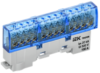 TEKFOR Шина N ноль изолированная на универсальном держателе 6х9-12-С IEK (IEK) TF-NN10-12-KL-K07