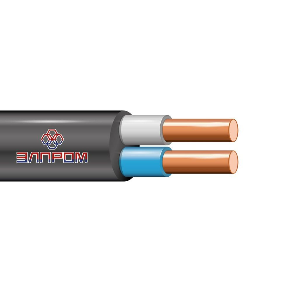 Кабель ВВГ нг(А)LS 2х4.0 0.66кВ (бухта) (Элпром)