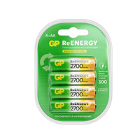 Аккумуляторы перезаряжаемые GP ReEnergy 270AAHC AA, емкость 2650 мАч - 4 шт. в клемшеле (GP) 20276