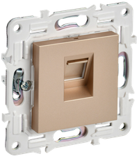 SKANDY Розетка компьютерная RJ45 кат.5E SK-K01Sa песочный IEK (IEK) SK-K10-1-K98
