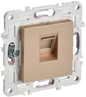 SKANDY Розетка компьютерная RJ45 кат.5E SK-K01Sa песочный IEK (IEK) SK-K10-1-K98