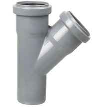 Тройник 50 45 град, канализационный (PRO AQUA) 205545