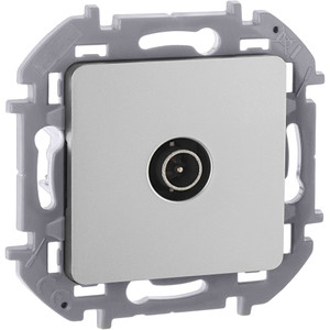 Розетка TV оконечная алюминий INSPIRIA (IEK) 673872