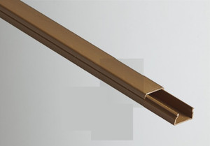 Кабель-канал 20х10х2000мм коричневый (RUVinil) РКК-20х10-К