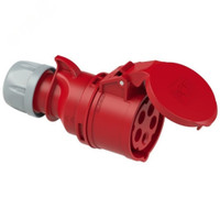 Розетка кабельная 32А/400V/3P+N+E/IP44 (PCE) 225-6