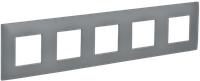 SKANDY Рамка 5-местная SK-F05Gr серый IEK (IEK) SK-M52-K03